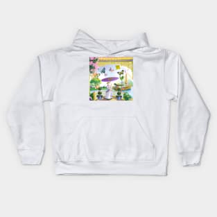 Monkey Palace chinoiserie Kids Hoodie